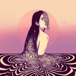 Black Glow — Waves and Mirrors - Mirrors and Waves official album cover