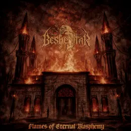 Beshenitar — Flames of Eternal Blasphemy official album cover