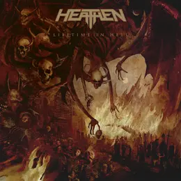 Heathen — Lifetime in Hell official album cover