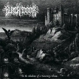 Black Door In the Shadows of a Funerary Gleam