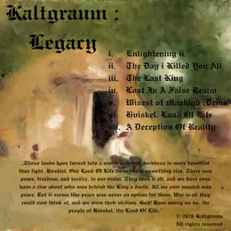 Kaltgraum Kaltgraum : Legacy